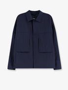 Laminar Wrinkled nylon jacket - Blu Navy