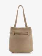 Manu Atelier Mini Tote du Jour leather shoulder bag - Vanilla