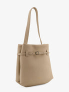 Manu Atelier Mini Tote du Jour leather shoulder bag - Vanilla