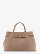 Manu Atelier Le Cambon 35 suede shoulder bag - Sughero