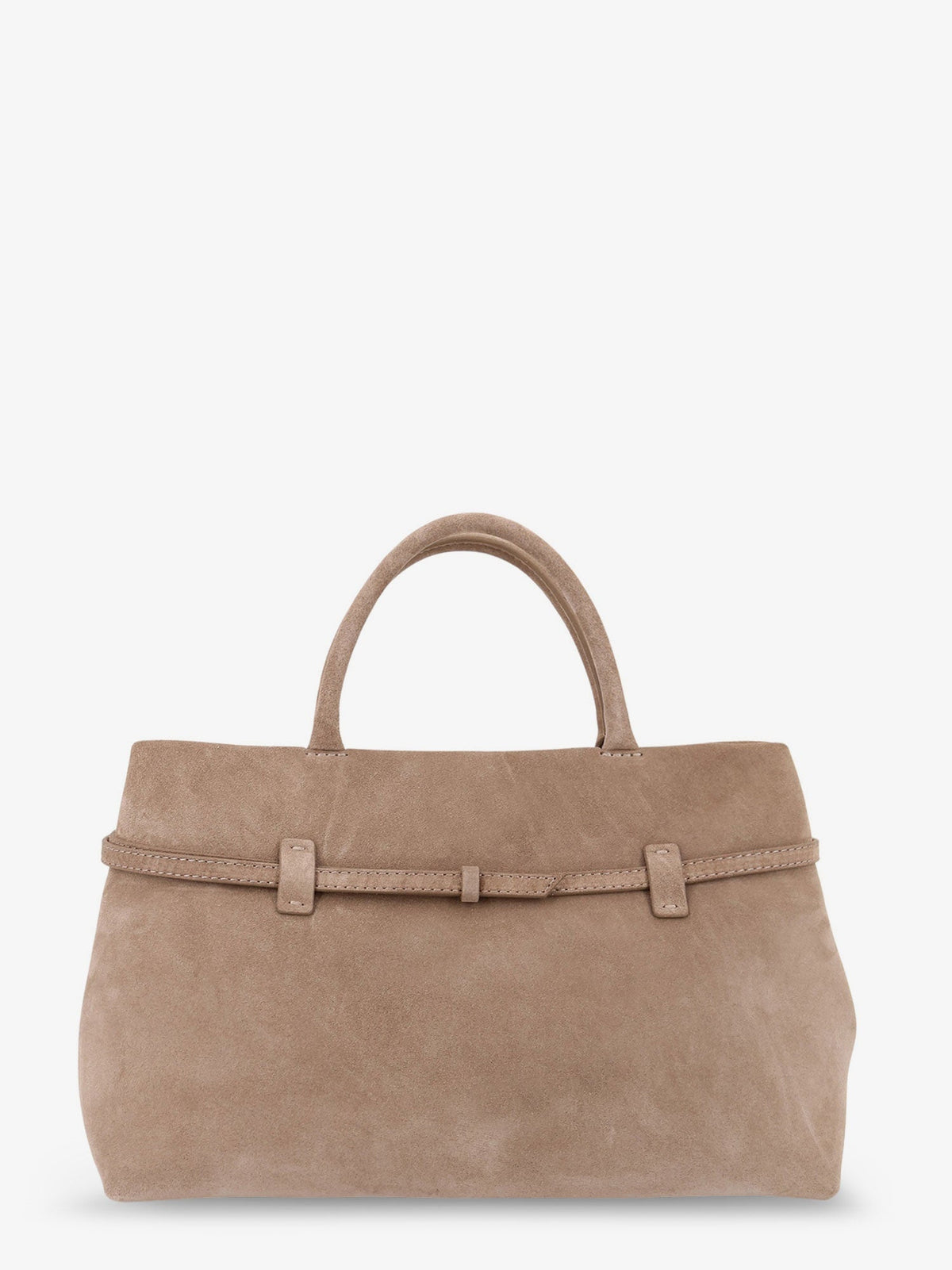 Manu Atelier Le Cambon 35 suede shoulder bag - Sughero
