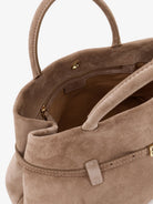 Manu Atelier Le Cambon 35 suede shoulder bag - Sughero