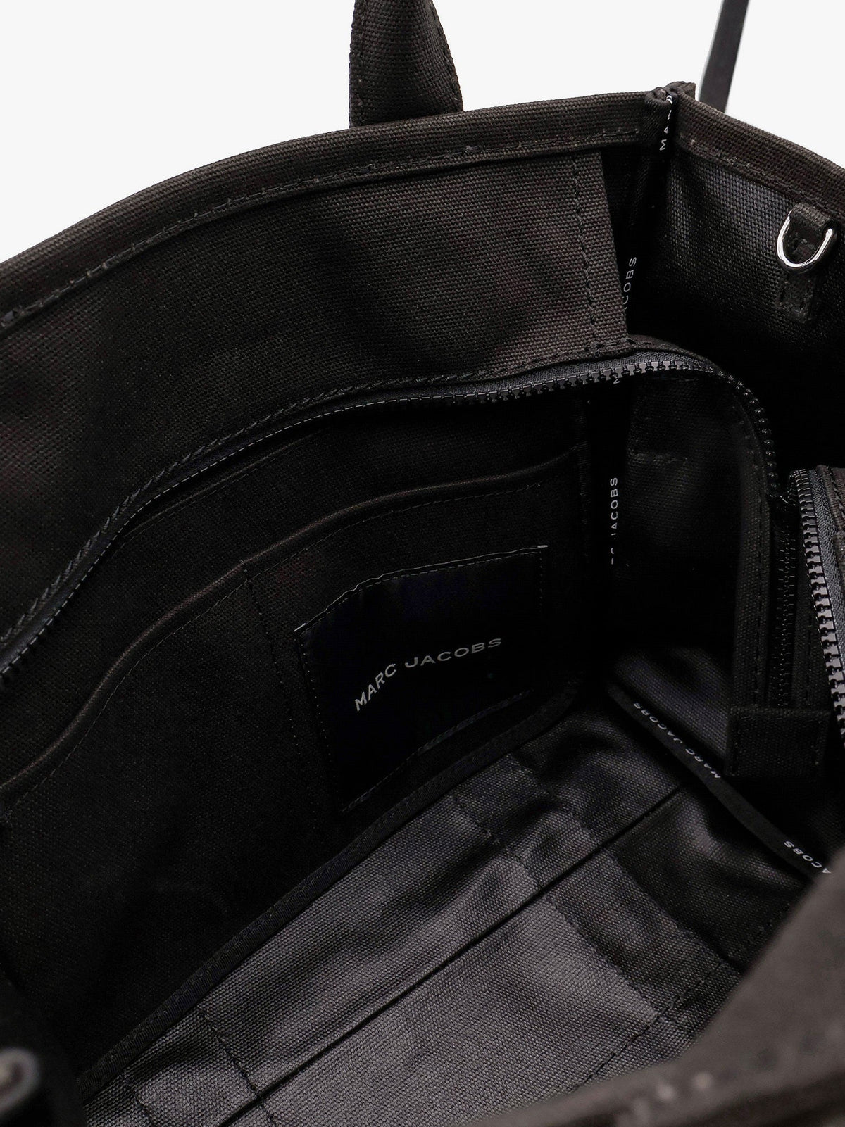 Marc Jacobs The medium tote canvas crossbody bag - Black
