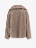 Max Mara Mxmcambusa alpaca and cashmere fur jacket - Sabbia