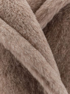 Max Mara Mxmcambusa alpaca and cashmere fur jacket - Sabbia