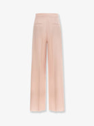 Max Mara Mxmgirone virgin wool, silk and mohair trousers - Beige Rosa
