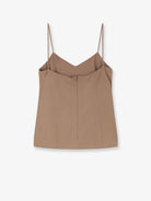 Max Mara Silk Munghia top - Nocciola