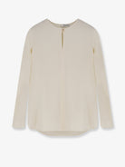 Max Mara Mxpmitico stretch silk shirt - Avorio