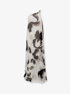 Max Mara Mxefuggito pleated long dress - Bianco
