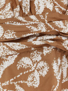 Max Mara Mxmebella printed cotton dress - Caramello