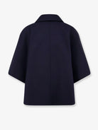 Max Mara Mxapaggio cotton cape - Blu Marino