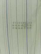 MM6 Maison Margiela Striped cotton shirt - Sagegreen
