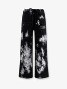 MM6 Maison Margiela Cotton Jogging Trousers with Numeric Signature embroidery - Black