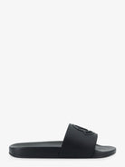 Moncler Basile rubber sandals - Nero