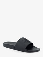 Moncler Basile rubber sandals - Nero