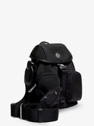 Moncler Trick nylon crossbody bag with logo patch on the front - Nero
