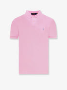 Polo Ralph Lauren Cotton polo shirt with embroidered logo on the front - Carmel Pink