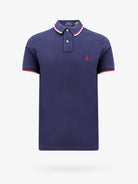 Polo Ralph Lauren Cotton polo shirt with contrasting profiles - Newport Navy
