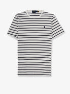 Polo Ralph Lauren Cotton t-shirt with striped pattern - White Refined Navy