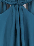 Retrofete Meira chiffon dress - Teal