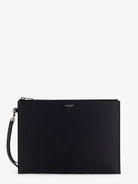 Saint Laurent Leather clutch - Nero