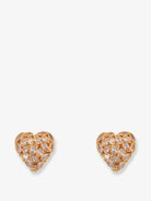 Self-Portrait Gold brass earrings