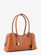 Stella McCartney Stella Ryder Medium vegan leather shoulder bag - Brandy