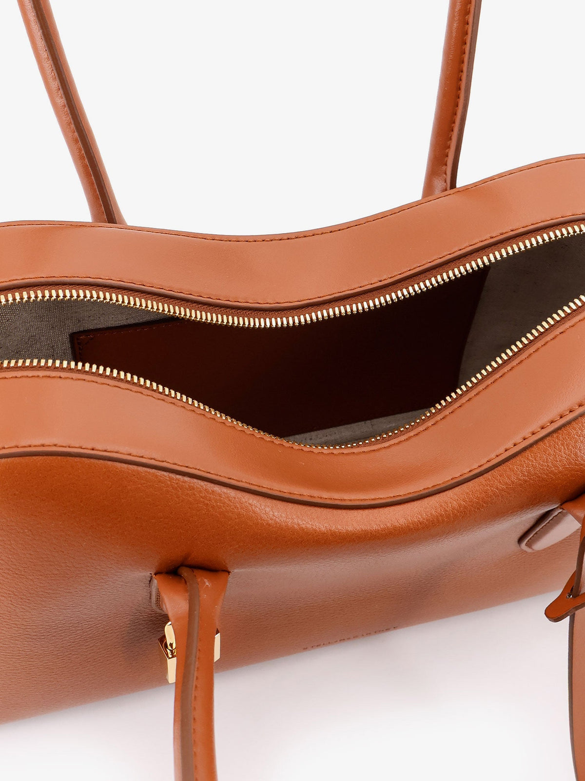 Stella McCartney Stella Ryder Medium vegan leather shoulder bag - Brandy