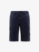 Stone Island Organic cotton stretch shorts - Navy Blue