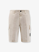 Stone Island Organic cotton bermuda shorts - Ivory