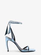 The Attico Ora satin sandals - Sky Blue
