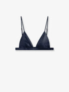 The Frankie Shop Nina satin bralette - Navy