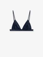 The Frankie Shop Nina satin bralette - Navy