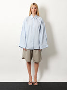 The Frankie Shop Tila organic cotton shirt - Lightblue