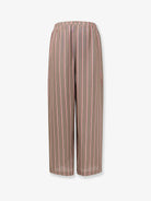 The Frankie Shop Viscose and silk blend trousers - Brown