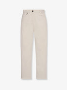 The Row Fortino organic cotton trousers - Ecru