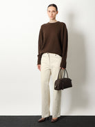 The Row Fortino organic cotton trousers - Ecru