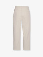 The Row Fortino organic cotton trousers - Ecru