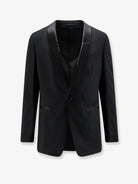 Tom Ford Tuxedo wool blazer - Black