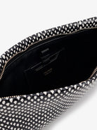 Tom Ford Aura leather clutch bag with snake motif - Blackwhite