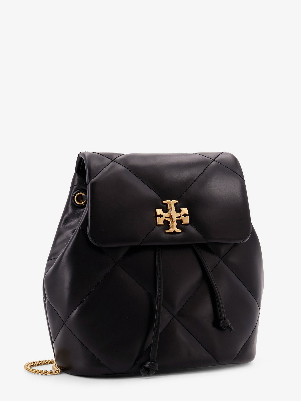 Tory Burch Kira Diamond leather backpack - Black