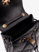 Tory Burch Kira Diamond leather backpack - Black