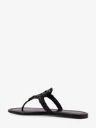 Tory Burch Leather thong sandals - Cocoa