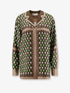 Tory Burch Multicolor silk shirt - Chocolate