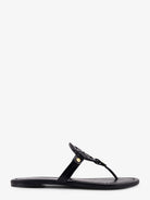 Tory Burch Miller leather thong sandals - Perfect Black