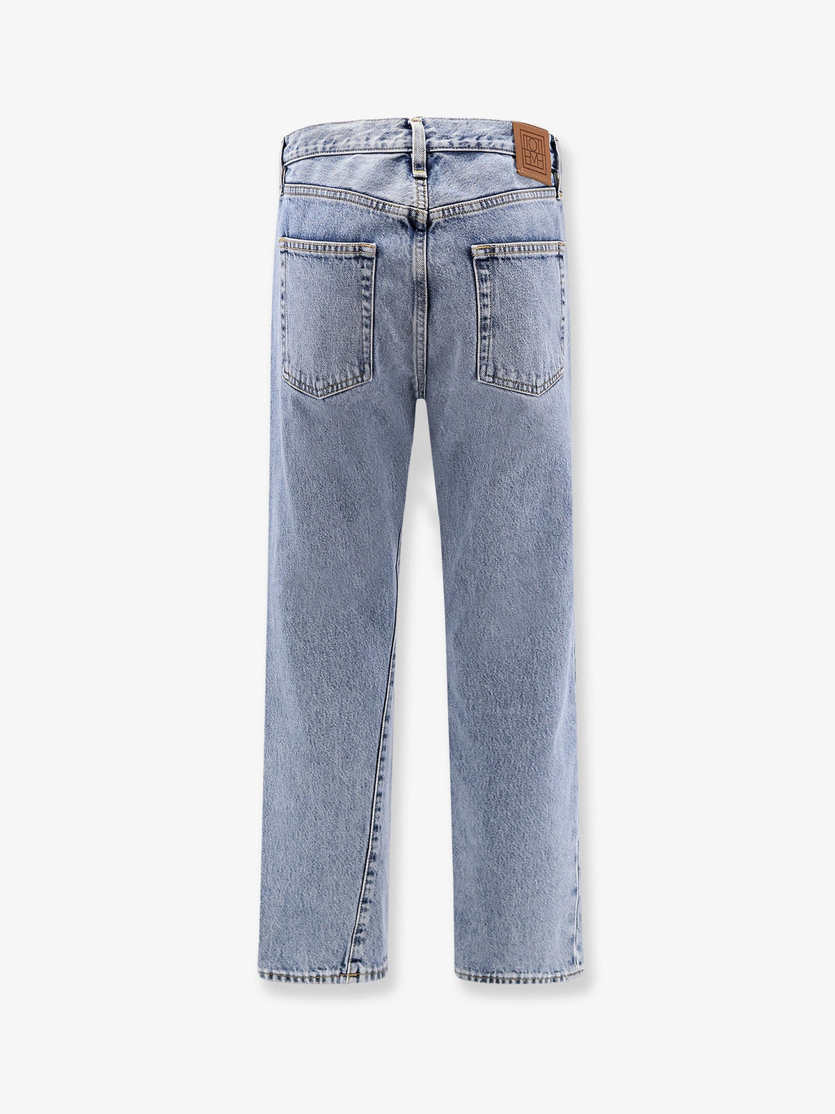 Toteme Twisted Seam organic cotton jeans - Worn Blue
