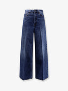 Toteme Wide Leg organic cotton jeans - Dk Blue