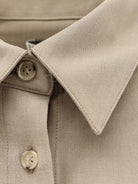 Toteme Viscose and wool shirt - Taupe