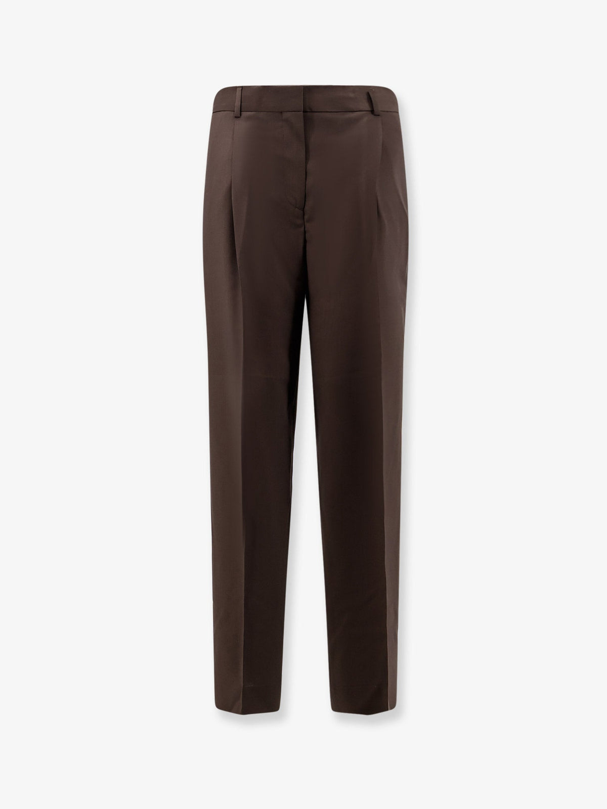 Toteme Wool trousers with pinces - Pepper