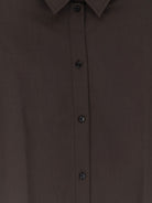 Toteme Tie-Cuff wool shirt - Pepper